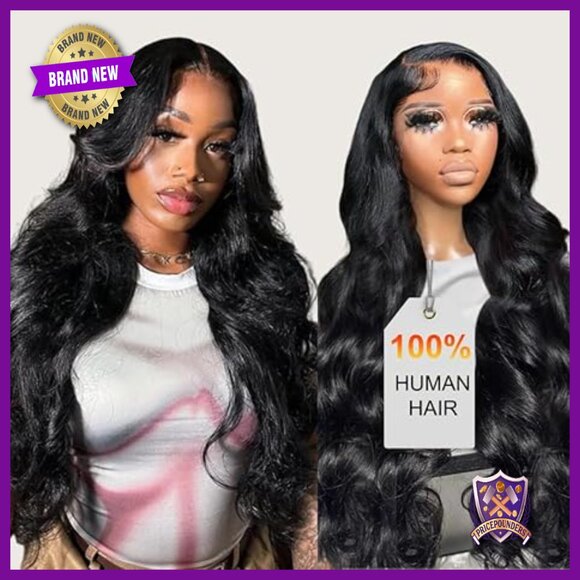 13x6 Lace Front Wig 100% Human Hair Body Wave 28 Inch 200% Density main image 4